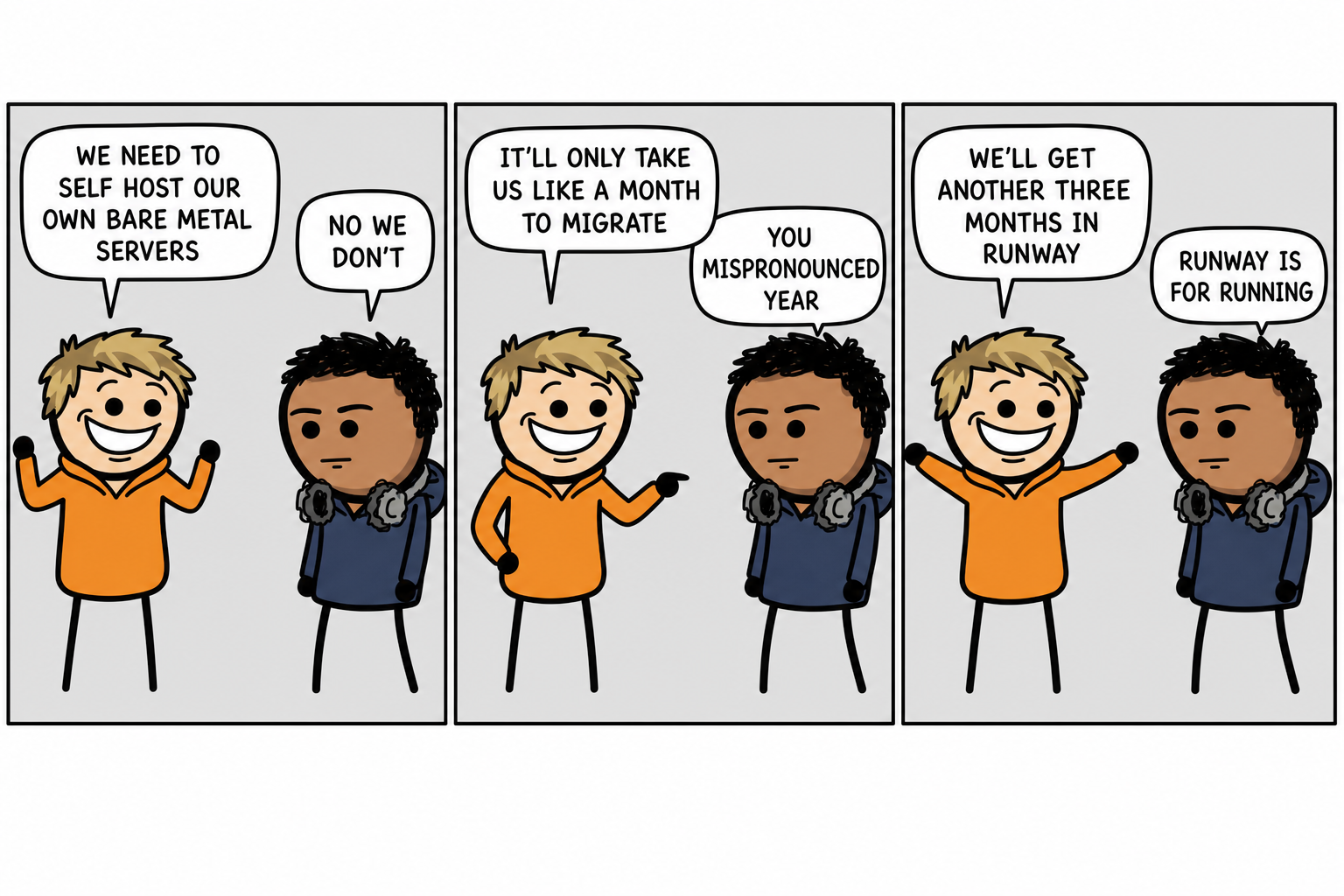 Comic strip: Bare Metal
