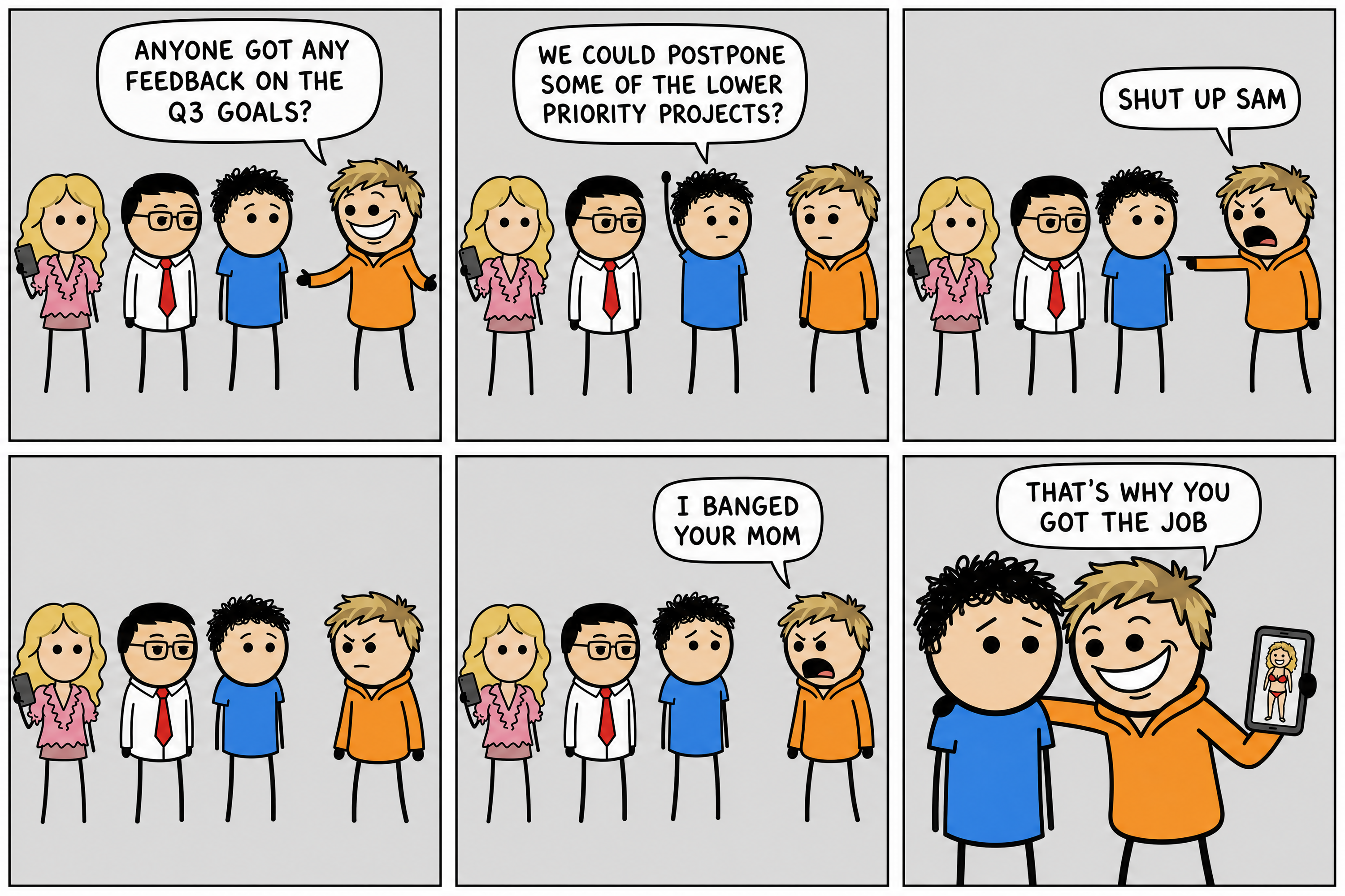 Comic strip: Open Floor