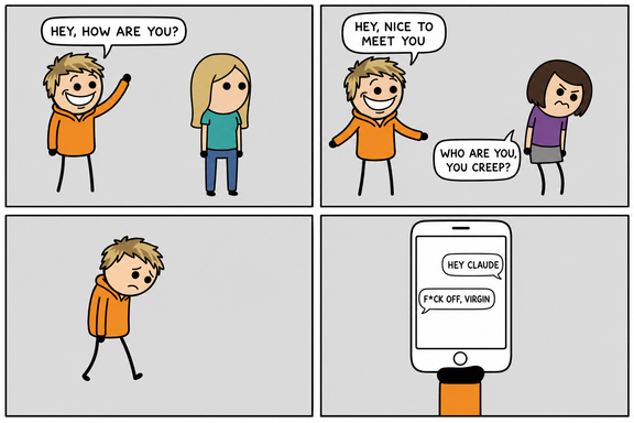 Comic strip: Putting Himself Out There