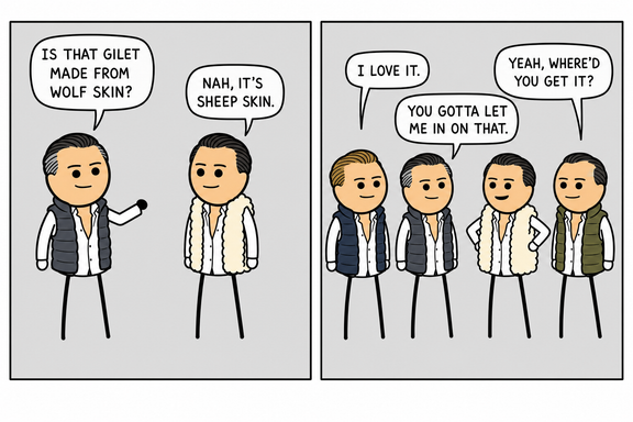 Comic strip: The Gilet