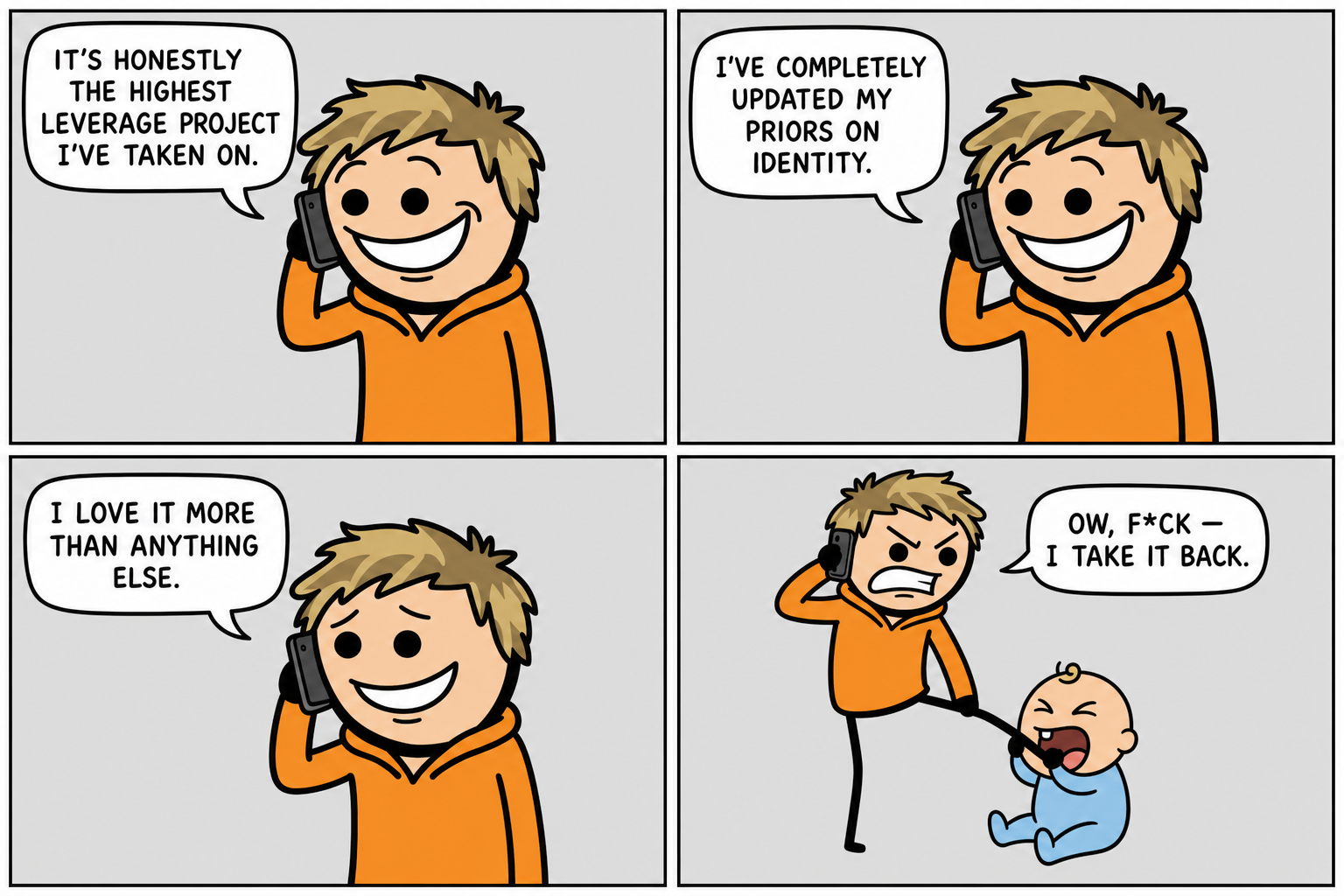 Comic strip "High Leverage Project": High Leverage Project