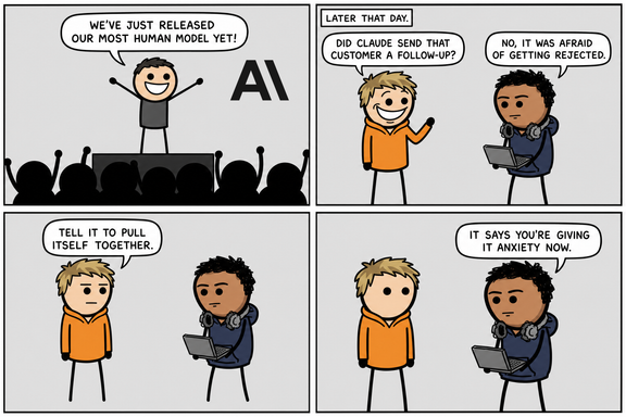 Comic strip: Human Models