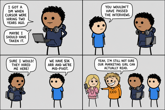 Comic strip: The One That Got Away