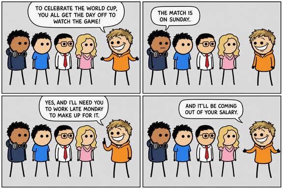 Comic strip: The Day Off