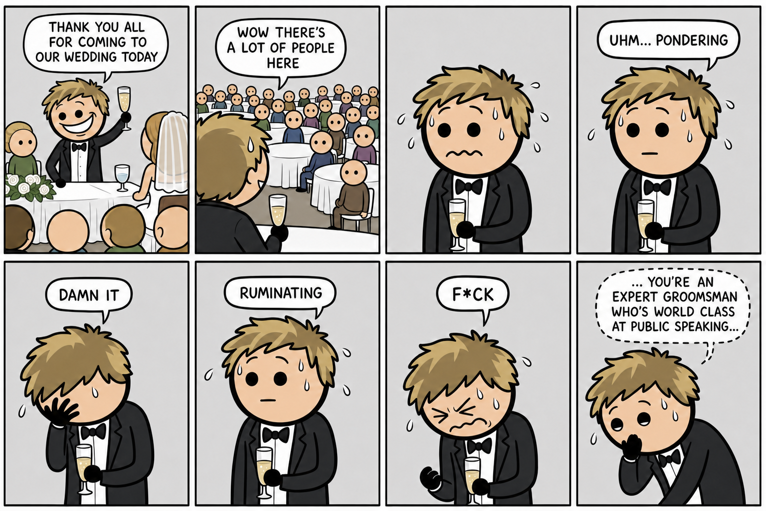 Comic strip: The Speech