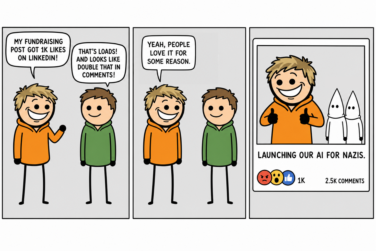 Comic strip: Engagement