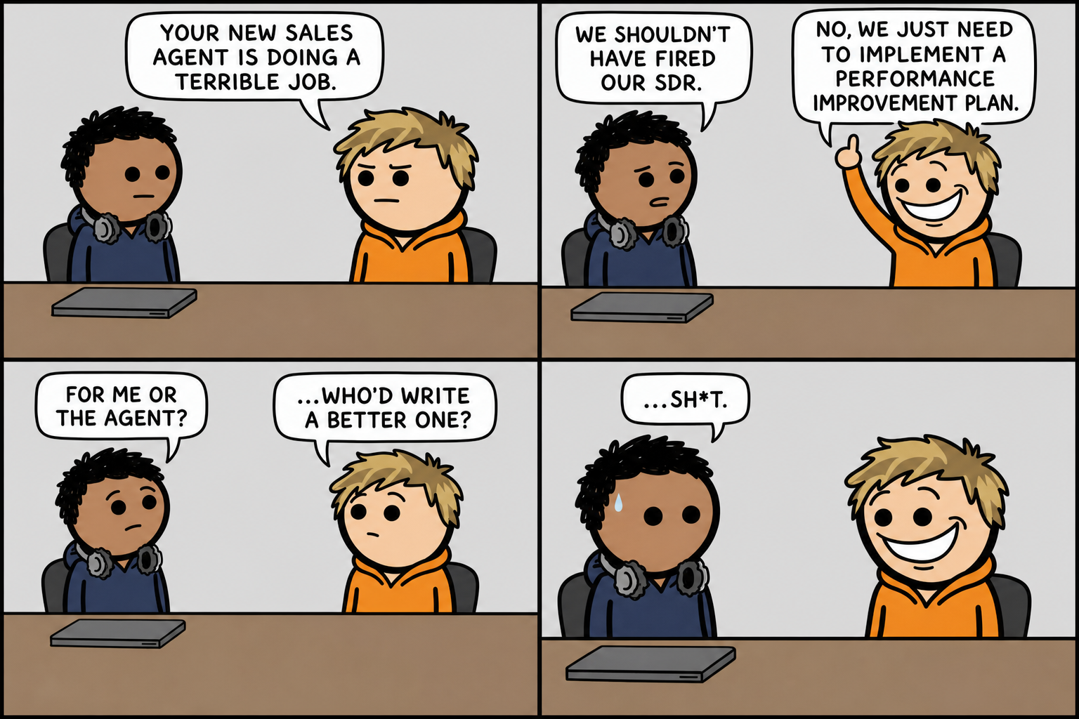 Comic strip: Performance Review