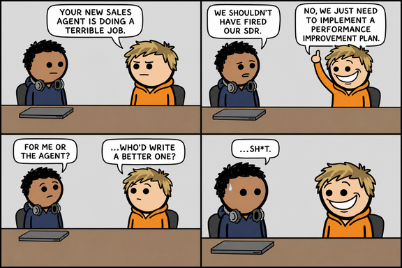 Comic strip: Performance Review