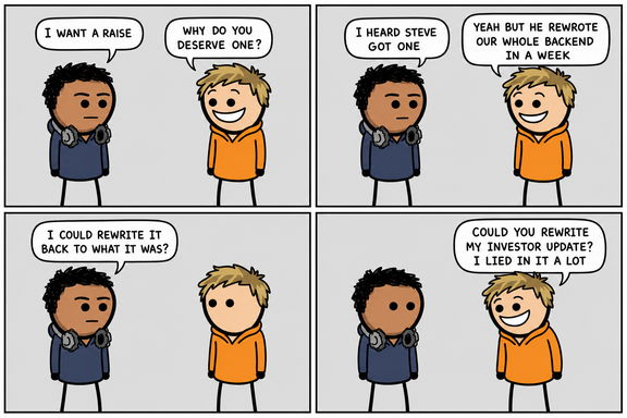 Comic strip: The Raise
